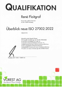 20221128 - VOREST - Überblick neue ISO 27002 2022