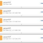 Geiger ASP - Statusupdate...