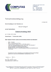 20250318 - Computas - Datenschutztag 2025