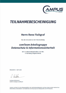 20250327 - comTeam - AG Datenschutz - Hamburg